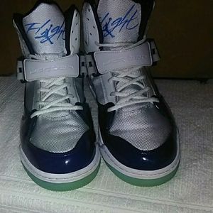 Men's Jordan Flight 45 High Size 11 White/University Blue